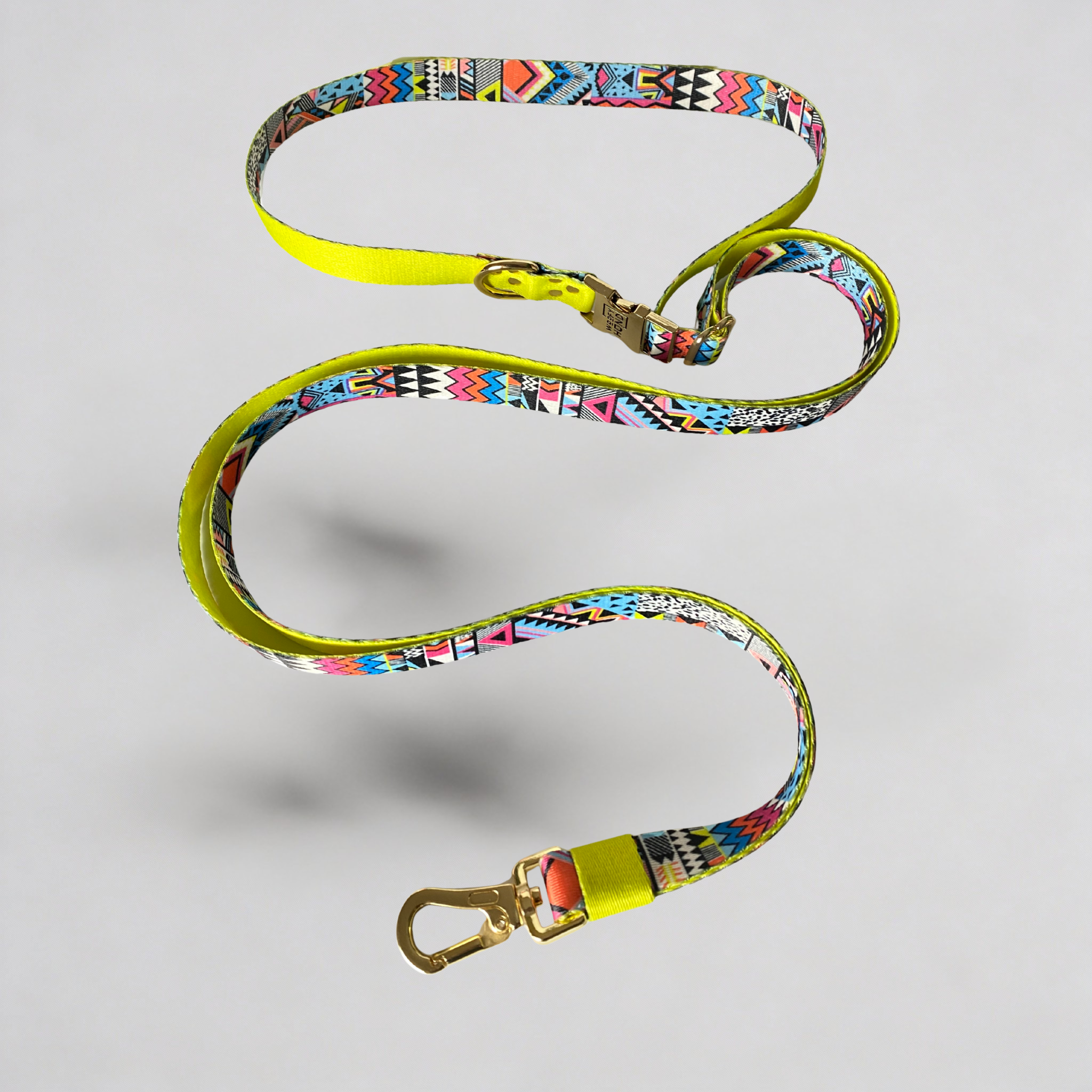 Hands-Free Dog Leash – Ethnic Vibrance
