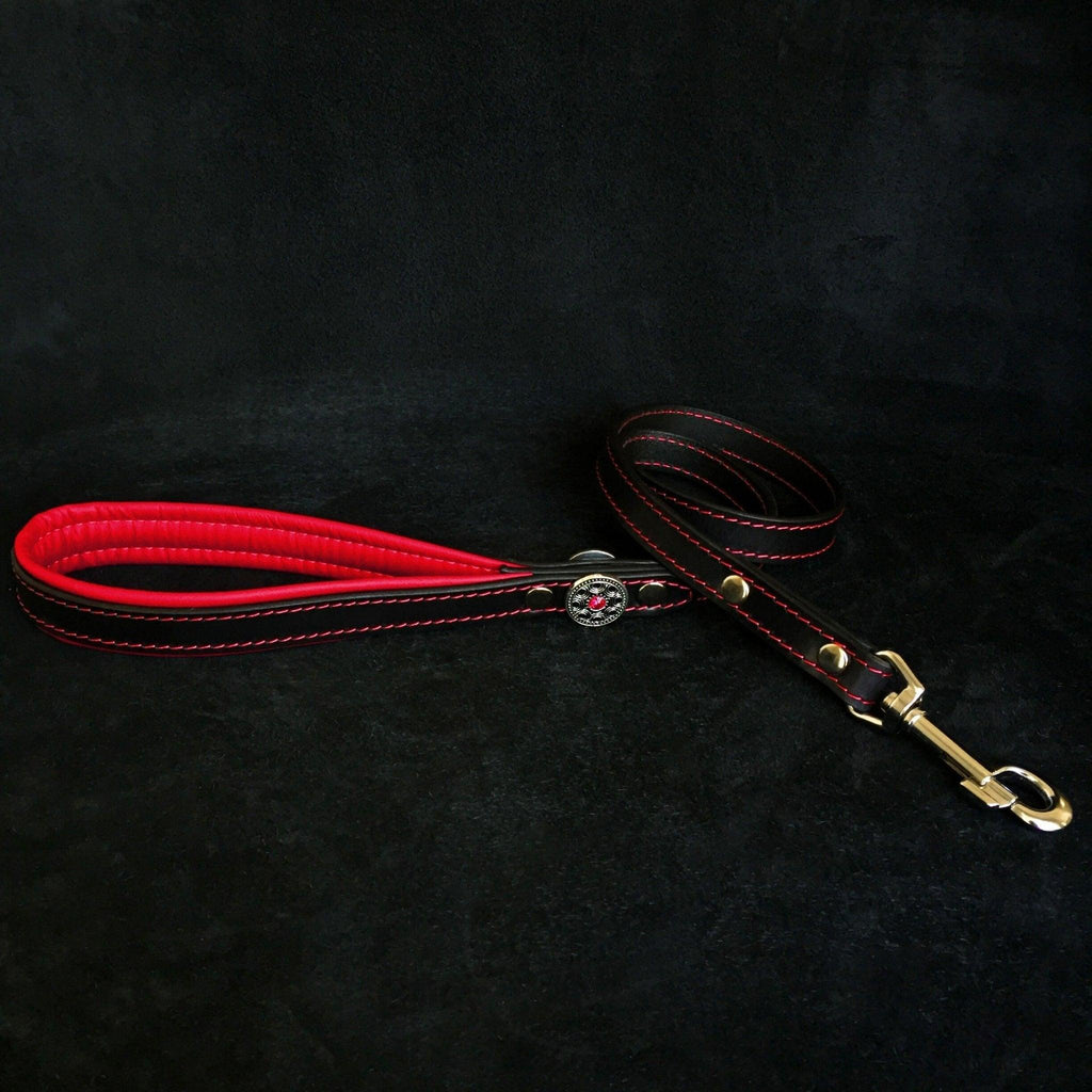 ''Bijou'' harness Black & Red for big dogs-1