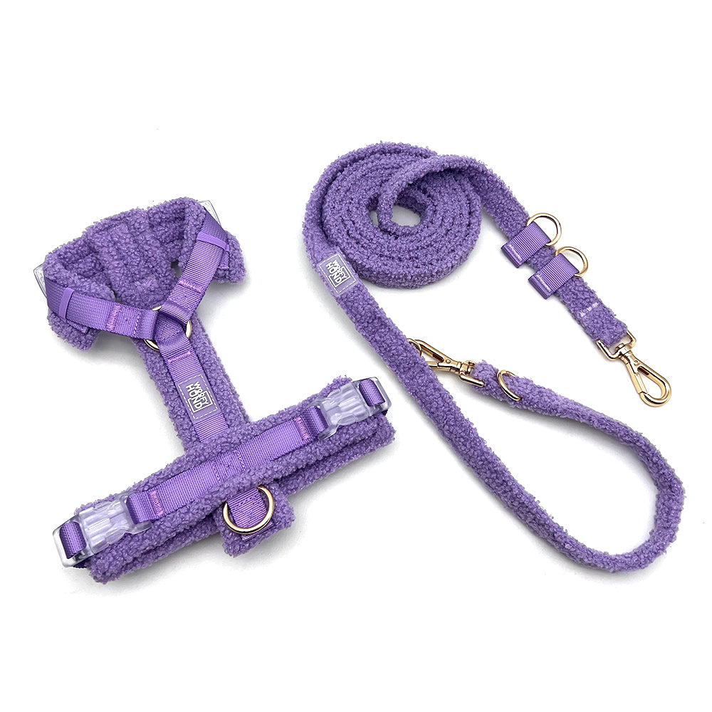 Teddy Harness & Leash Set – Violet Lavender